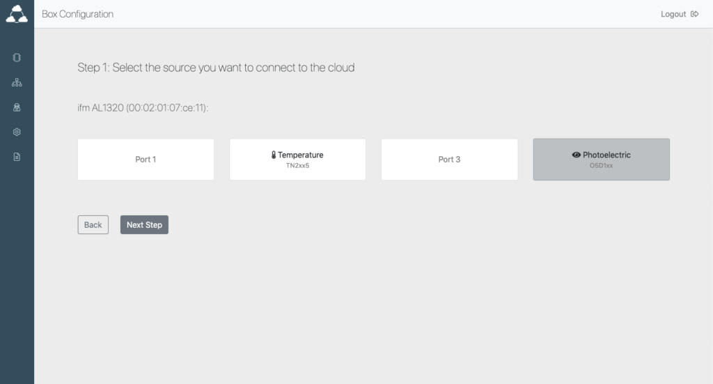 sensor to mqtt: select sensor