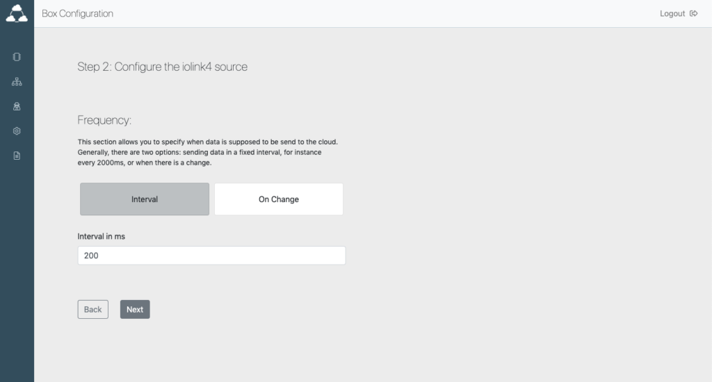 sensor to mqtt: configure frequency