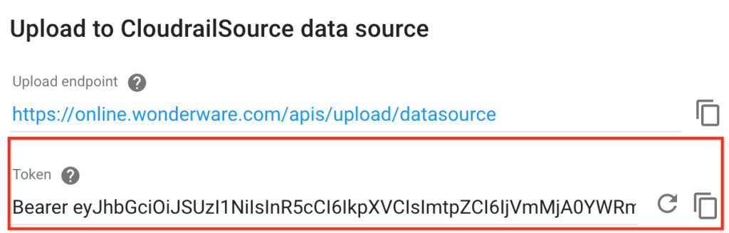 data source on aveva insight